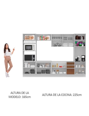 Cocina integral Madesa Roma Glamy