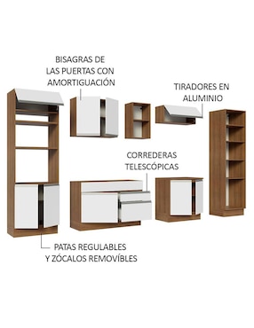 Cocina integral Madesa Glamy