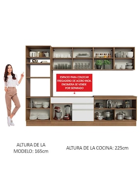 Cocina integral Madesa Glamy