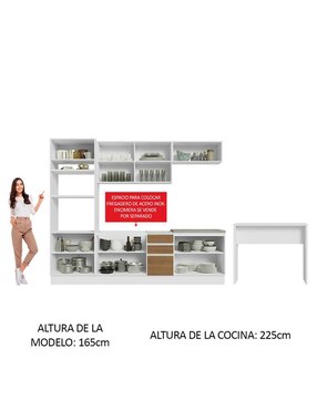 Cocina integral Madesa Glamy