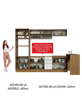Cocina integral Madesa Glamy