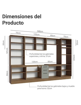 Cocina integral Madesa Ágata