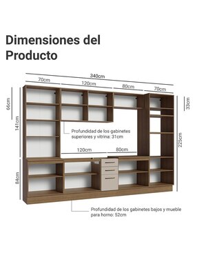 Cocina integral Madesa Ágata