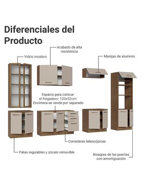 Cocina integral Madesa Ágata