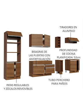 Cocina integral Madesa Vicenza Glamy