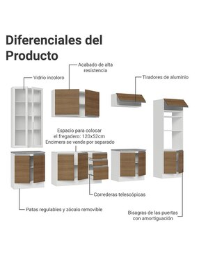Cocina integral Madesa Glamy