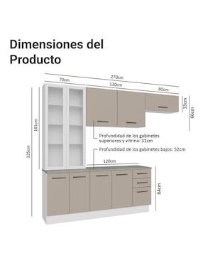 Cocina integral Madesa Ágata