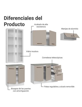 Cocina integral Madesa Ágata