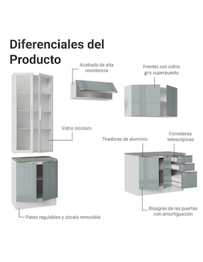 Cocina integral Madesa Lux