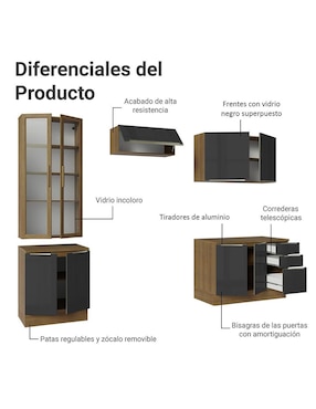 Cocina integral Madesa Lux
