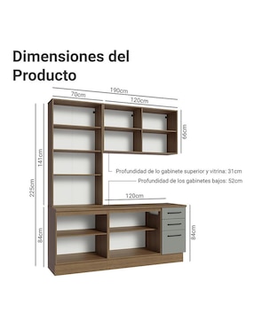 Cocina integral Madesa Ágata