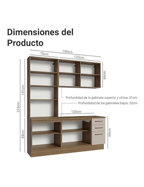 Cocina integral Madesa Ágata