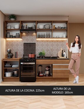 Cocina integral Madesa Glamy