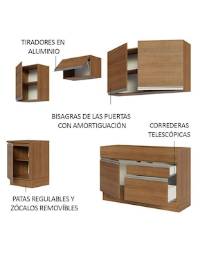 Cocina integral Madesa Glamy