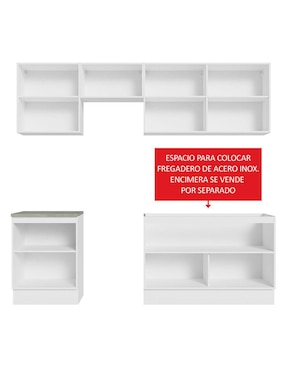 Cocina integral Madesa Glamy
