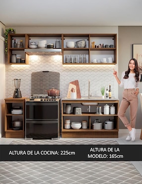 Cocina integral Madesa Glamy