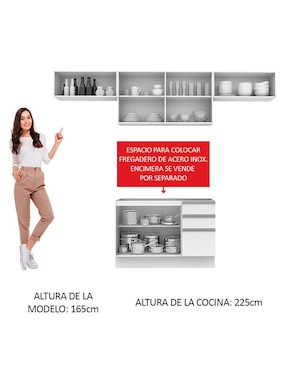 Cocina integral Madesa Marina