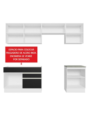 Cocina integral Madesa Glamy