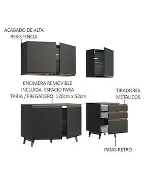 Cocina integral Madesa Reims