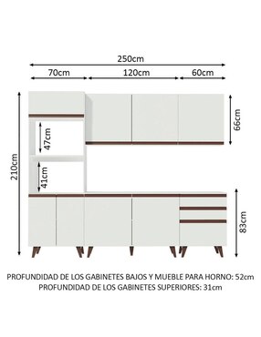Cocina integral Madesa Reims