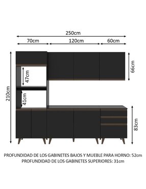 Cocina integral Madesa Reims