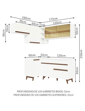 Cocina integral Madesa Reims