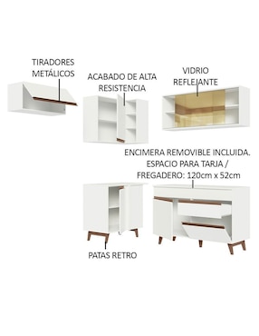 Cocina integral Madesa Reims