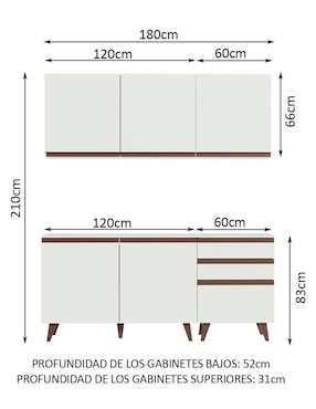 Cocina integral Madesa Reims