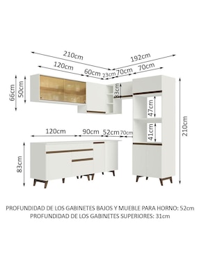Cocina integral Madesa Reims
