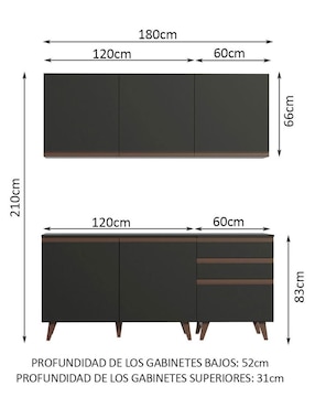 Cocina integral Madesa Reims