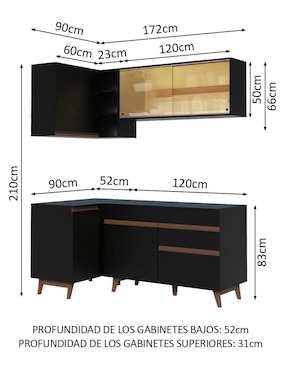 Cocina integral Madesa Reims