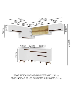 Cocina integral Madesa Reims