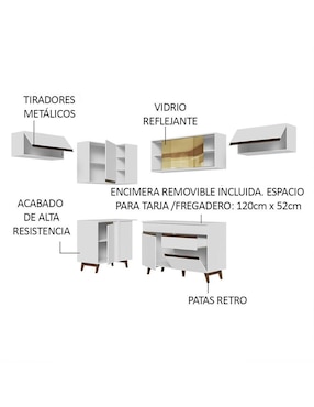 Cocina integral Madesa Reims
