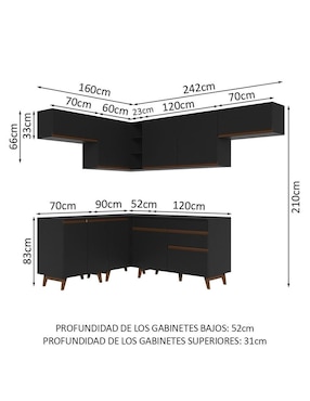 Cocina integral Madesa Reims