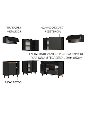 Cocina integral Madesa Reims