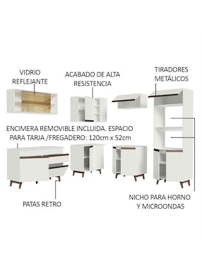 Cocina integral Madesa Reims