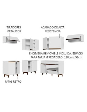 Cocina integral Madesa Reims