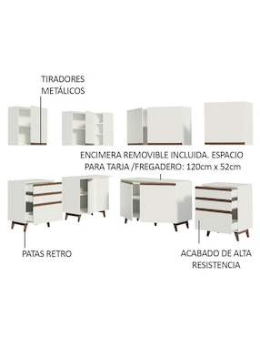 Cocina integral Madesa Reims