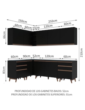 Cocina integral Madesa Reims