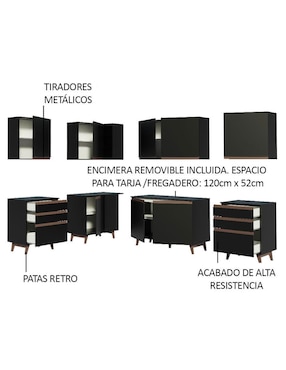 Cocina integral Madesa Reims