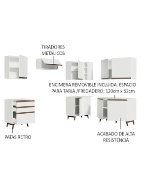 Cocina integral Madesa Reims