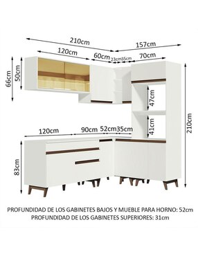 Cocina integral Madesa Reims