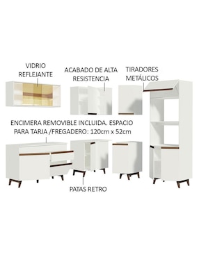 Cocina integral Madesa Reims
