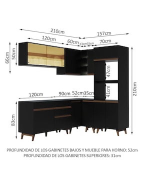 Cocina integral Madesa Reims