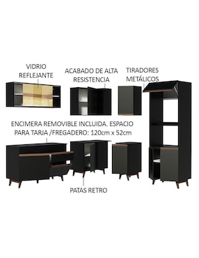 Cocina integral Madesa Reims