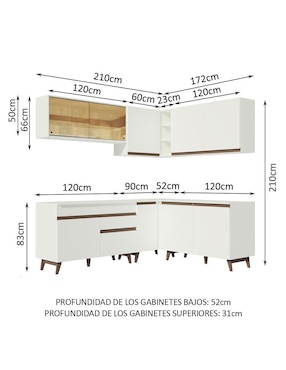 Cocina integral Madesa Reims