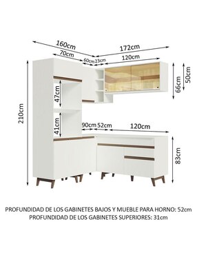 Cocina integral Madesa Reims