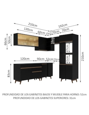 Cocina integral Madesa Reims