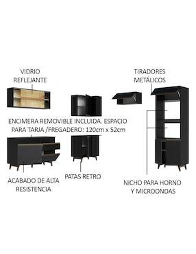 Cocina integral Madesa Reims