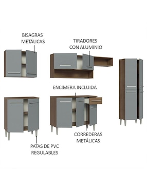 Cocina integral Madesa Emilly